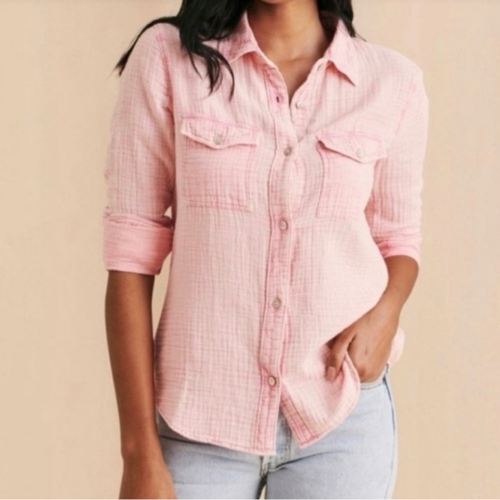 Faherty Cotton Sun Faded Indio Button Down Shirt